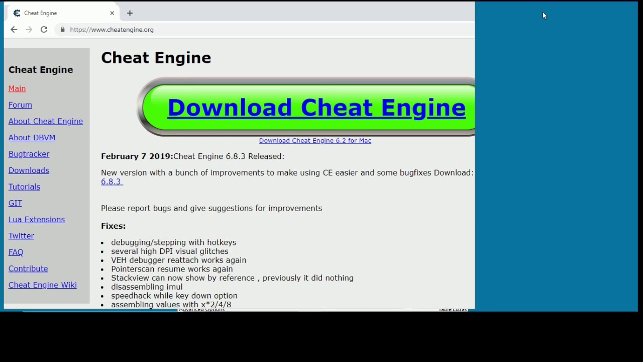 Cheat engine download windows 10